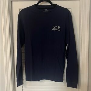 Vineyard Vines Navy Blue Long Sleeve Graphic Tee